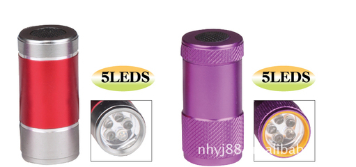 【大量銷售 2*CR2023A 5LEDS 迷你型 鋁合金手電筒】?jī)r(jià)格,廠家,圖片,手電筒,寧海縣一杰日用品-
